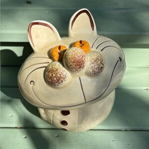 1970’s Doranne of California Cheshire Cat Ceramic Cookie Jar